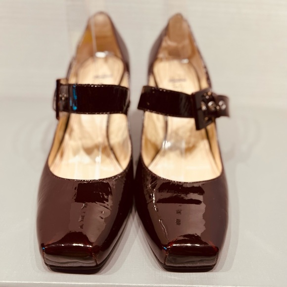 Franco Sarto Mary Jane Tenor Square Toes Side Buckle Closure Patent Leather - Picture 10 of 14